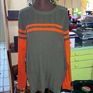 Levi Strauss 100% Cotton, ribbed sweater SZ LG